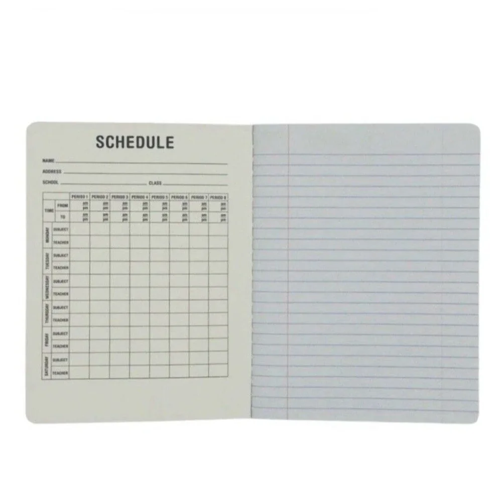 2x Unison Composition/Notebooks 80 Sheets Wide-Ruled